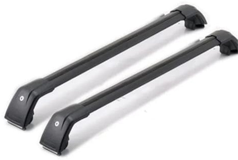 KJHOPY Supporto per Trave Trasversale in Lega di Alluminio per Ricambi Auto Portapacchi Supporto per Portapacchi sul Tetto Supporto per Bagagli per V&olvo V40 SUV(Nero)