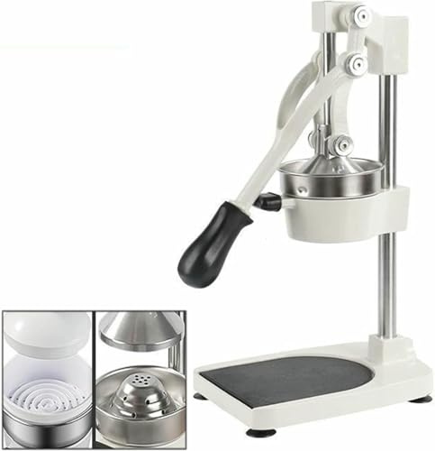HOTAPEPU Manuale di Ghisa Pesante Professionale Spremiagrumi, Pressa per Frutta Commerciale per Arancione, Limone, Lime, Melograno-Squeezer in Acciaio Inossidabile ~/