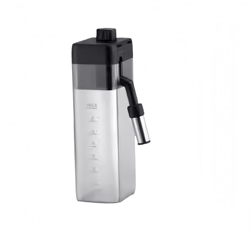 Thermo-Milchkännchen, Ersatzteil R5W/GR, Kompatibel Mit De'Longhi ECAM-Serie Kaffeemaschinen Der, Milchaufschäumer Mit Deckel