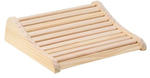 Generisch Cuscino in legno | Cuscino per rilassamento cavo, supporto per il collo, cuscino per casa, spa, camera d'albergo, relax personale, riposo dopo l'allenamento e meditazione