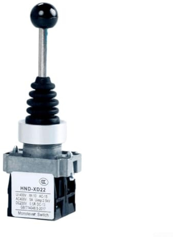 Joystick elettrico a bilanciere con croce autoresettante per 2NO/4NO per impostazione interruttore a levetta (2 posizioni momentanee)