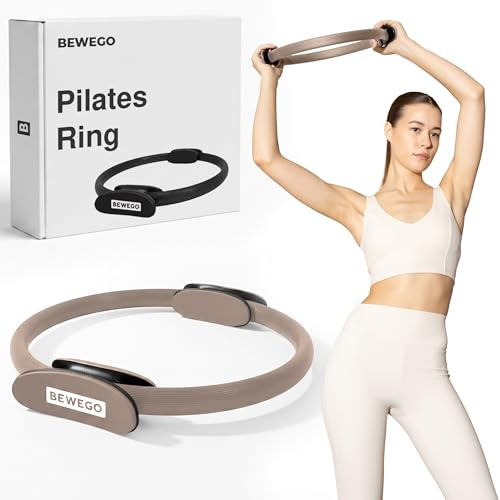 bewego Pilates Ring - 37 cm Fitnessring für Beckenboden, Core und Beine, Widerstandsring für Zuhause, Trainingsring im Essential Kit, Magic Circle für Stretching & Yoga