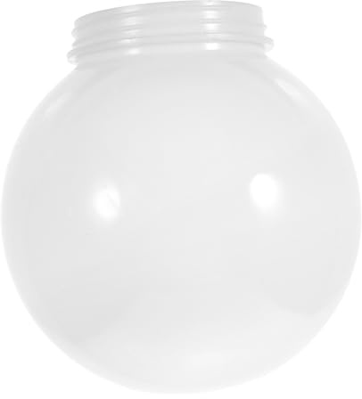 Cubierta de Lámpara de Globo Exterior Acrílica Color Leche, 7,5 Cm