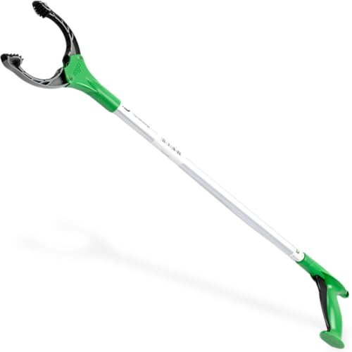 Unger NiftyNabber Trigger Allzweckgreifer (83 cm lang, M llzange, mit Magnetspitze, Greifkopf 360¡ drehbar, sehr robust) NT080