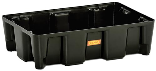CEMO 10704 PE-Auffangwanne 25 HD, schwarz, 25 L