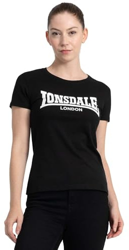 Lonsdale Frauen T-Shirt CARTMEL, Black, S