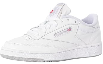 Reebok Men's Club C 85 Sneaker, Ftwr White Ftwr White Pure Grey 3, 7.5 UK