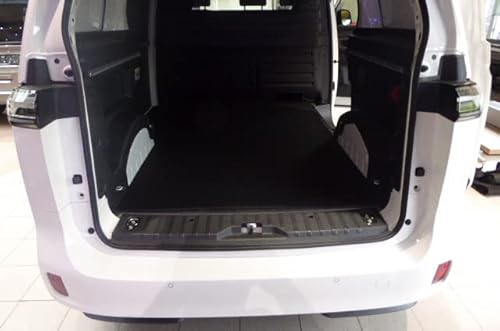 autix Laderaummatte Transportmatte Velour 1-TLG schwarz passend für VW ID Buzz Cargo