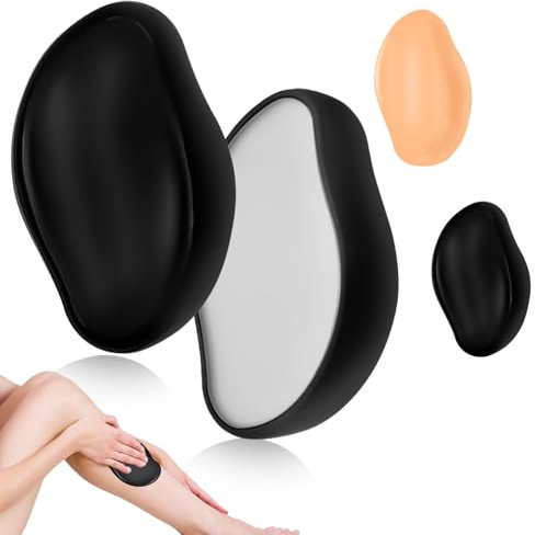 FINEASY 2 Stück Nano Haarentferner, Crystal Hair Remover für Damen und Männer - Wiederverwendbar für Körper, Beine, Arme, Rücken - Haarentfernung Ohne Rasieren