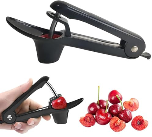 Core Remover e Disossatore di Ciliegie per Preparare Marmellata - Cherry Pitter and Stoner - Facile e Veloce