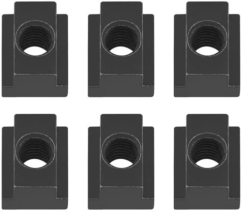 6 PCS T-Slot Nuts,T-Sliding Nut Blocks – Ideal for Machine Tool Workbenches (M10)