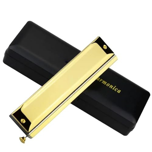 Erwachsene Mundharmonika 16 loch Chromatische Mundharmonika Goldene Farbe Quadrat mundstück Professionelle Mund Ogan Harfe Instrumentos C Key