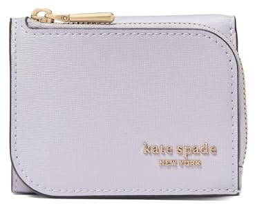 Kate Spade New York Women's Devin Trifold Wallet, Lavender Cream, One Size, Lavender Cream, One Size, Devin Trifold Wallet