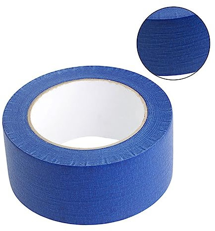 TEHAUX 30m Blaues Abdeckband Hitzebeständiges Und Temperaturbeständiges Klebeband Drucker Einfaches Abdeckpapier