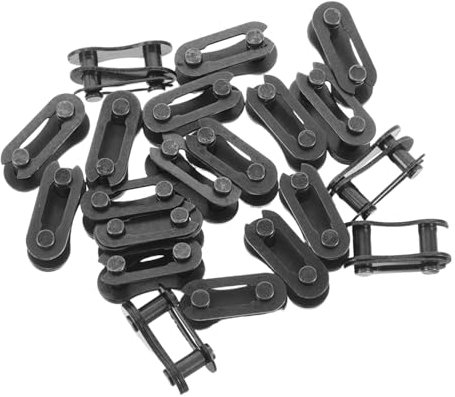 TOGEVAL 20pcs Steel Bike Chain Connector Links for Cycling Repair Accessories Durable Easy to Install Suitable for Mountain and Road Bikes Reliable Chain Maintenance