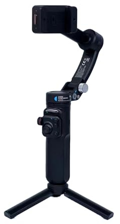 Cardán de teléfono de 3 ejes con estabilizador de gimbal de relleno ajustable para estabilizador de teléfono inteligente para video