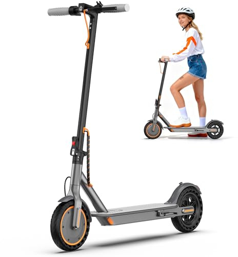 NAVIC Electric Scooter, 8.5 Tires, 350W Motor, 19/Mph, Max 16Miles Ranges, Foldable E Scooter for Adults with App