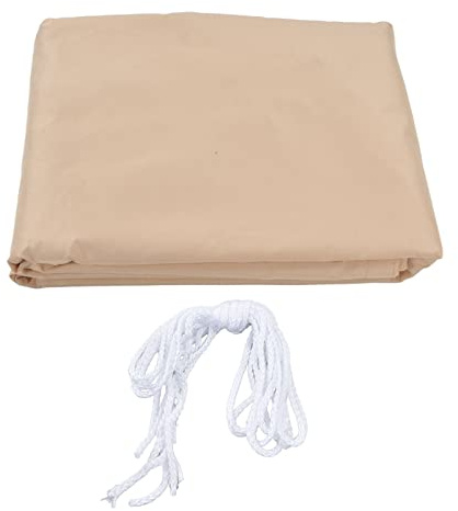 Sun Shade Sail Beige Durable Polyester for Balconies Gardens Parks 3x2m