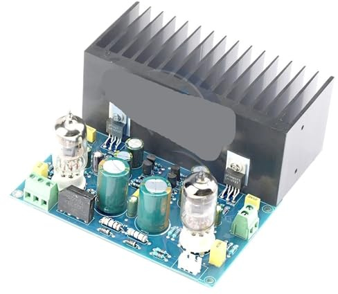 1pc AC12-18V 2-Channel Stereo 6J1 Tube LM1875 Power Amplifier HIFI Vacuum Tube Short Circuit Protection Amplifier Gallstone Board