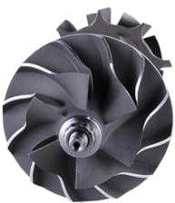 Turbinenrotorbaugruppe GT1749V für B5 19Tdi 81 kW 110 PS AHH AFN 1997 2000 Turboladerwelle und Radkompatibel mit 454231 5007S Ersatz Teil 706712