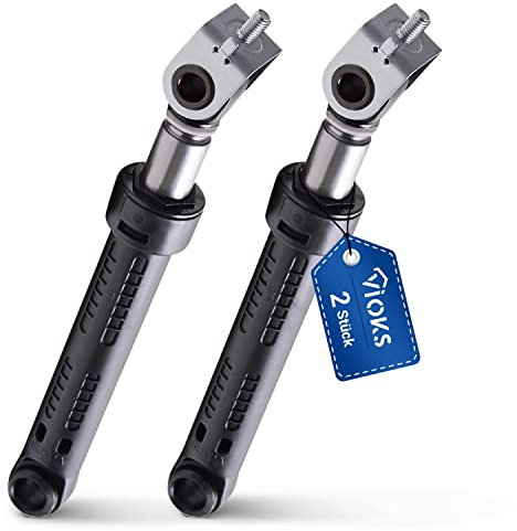 VIOKS 2 amortiguadores amortiguadores de vibraciones 100N de repuesto para Indesit C00097259 C00140744 C00309597 Whirlpool 482000023502 482000029509 Suspa 210131945-00 Amortiguador de vibraciones para