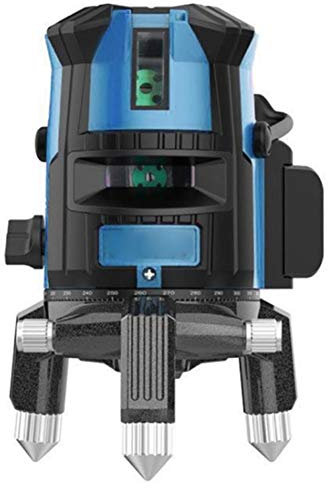 Automatic Self-Leveling Laser 2/3/5 Lines Laser Level, Horizontal and Vertical Laser Cross Line, Dustproof Touch Keypad and Carrying Case(High Precision),H