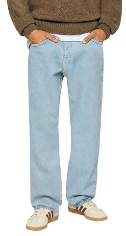 Burocs Basic Straight Fit Jeans - Blue - Jeans Herren - 5-Pocket-Style - Mit YKK-Reißverschluss - 100% Baumwolle