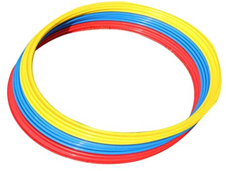 JOEBO 6 x Agility-Ringe für Geschwindigkeit, Beweglichkeit, Trainingsringe für Trainer, Leichtathletik, Fußball, Kampfsport, Workout, 40 cm/103