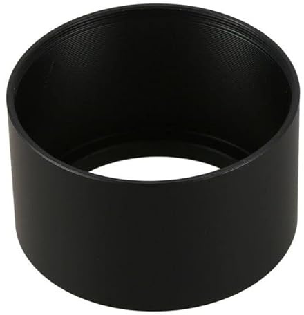 77MM PARALUCE METALLO NERO BLACK per TELEOBIETTIVO metal lens hood telephoto alluminio teleobiettivi tele obiettivo lente ottica parasole diametro filtro 77 MM compatibile tappo filtro