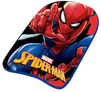 Arditex Tabla de natación Spiderman Marvel – 41x30x5 cm – Espuma EPS Ligera, Forma ergonómica, Ideal para Clases de natación y Piscina – Color Azul