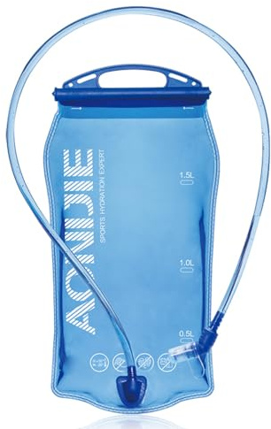 TRIWONDER 1-1.5-2-3L BPA Free Hydration Bladder Hydration Pack Water Reservoir for Bicycling Hiking Camping Backpack (2L)