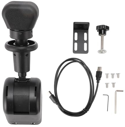 Annadue PC USB Handbremse, Sim Racing Handbremse für G27 G29 G923 G920 | Truck Game USB Handbremse mit Echtem Auto Griff Schwerlast Professionelle Rennhandbremse für ATS ETS2
