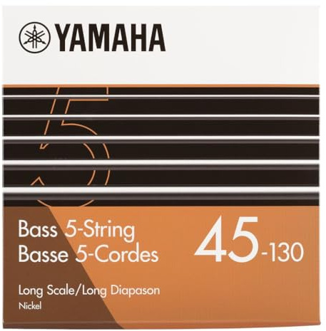 YAMAHA SB45-5 Corde per Basso – 5-String Long (045-130), Nickel