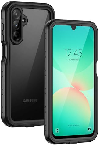 Lanhiem - Custodia per Samsung Galaxy A26 5G, impermeabile IP68, custodia per cellulare Samsung A26 a 360 gradi, antiurto, antipolvere, custodia esterna con protezione dello schermo integrata, colore