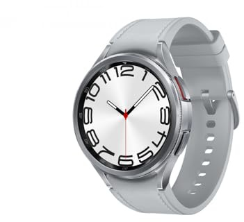 Samsung Galaxy Watch 6 Classic LTE Smartwatch 47mm Silver (UK Version) (Renewed)