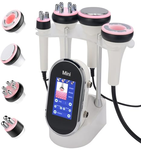 40K Appareil Minceur Appareil Anti Cellulite, 4 en 1 Soin du visage, Corps Entier Masseur Amincissants, Soin Corporel Multifonction, Modelage, Raffermissement pour Visage, abdomen, Taille, Jambes
