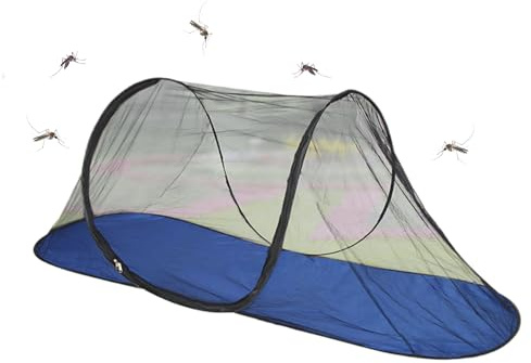 Kustimantu Moustiquaire De Lit - Légère et Pliable pour Extérieur,Tissu Oxford Imperméable pour Voyage Camping Jardin Plage Bébé Adulte Sportif