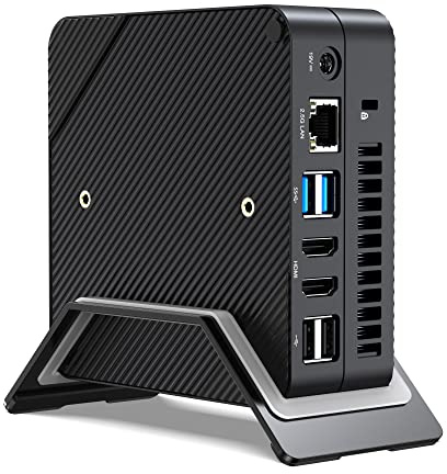 MINIS FORUM Venus Series UM773 Lite Mini PC, CPU AMD Ryzen 7 7735HS 8C/16T jusqu'à 4,75 GHz et AMD Radeon 680M (fréquence Graphique 2200 MHz), Barebone sans DDR5/SSD/OS, 2 × HDMI/USB4, RJ45 2,5G LAN