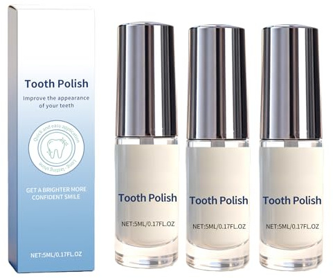 3PCS Smalto Per Denti, Agente Sbiancante Per Denti, Rimozione Rapida Ed E-fficace Delle Macchie DaiDenti, Smalto Sbiancante Naturale PerDenti, Formula Sicura E Risultati Duraturi