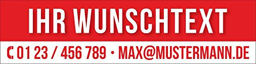 PVC Werbebanner Banner Plane Mit Wunschtext Zu vermieten verkaufen mit Ösen, 4000 x 1000 mm | PVC 510 g/m², B1 schwer entflammbar, brillanter CMYK-Digitaldruck, rundum geöst, wetterfest, Made in Germany