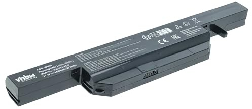 vhbw Akku kompatibel mit Clevo W650, W650S, W650SC, W650SH | W650SJ, W650SR, W650SZ, W670SJQ Laptop Notebook Ersatz für W650BAT-6 - (Li-Ion, 4400mAh, 11.1V, 48.84Wh)