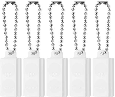 SUPVOX - Amplificatore per apparecchio acustico, in plastica, con batteria a bottone, con portachiavi, 5 pezzi