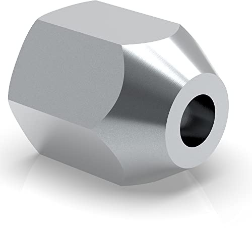 6x Verschraubung 3/8 x 24 für Bremsleitung 4,75 mm Bördel E Typ H Profi Verbinder DIN/ISO 1651 konform