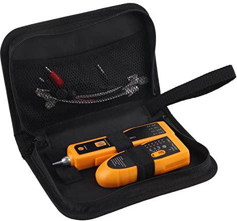 Rastreador De Cables Rastreador De Cables Probador De Cables De Red, WireLine Finder Cable De Teléfono Probador De Cables De Red LAN Ethernet, Probador De Cables De Mano Probador De Cables Fox And Hou