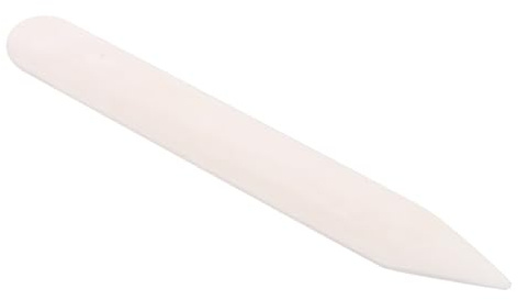 Qiilu Bone Folder Tool Zum Ritzen, Falten, Falten, Polieren, Kanten von Leder Craft Bone Folder Scoring Tool, Papier, Rillen, Echte Schuhe, Polieren, Scrapbooking, Leder falzbein buchbinden