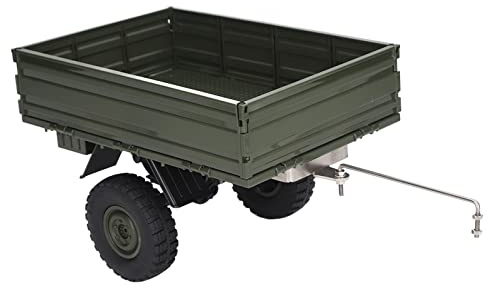 RC-Auto-Anhänger, Ferngesteuerte Frachtträger für P06 Unimog, Zubehör für RC-Autos, Grün