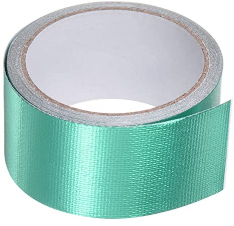 sourcing map Tarpaulin Repair Tape, 2 x14.6ft Waterproof Rip Stop Patch and Tent Repair Tape for Tear Resistant Tent Greenhouse, Green