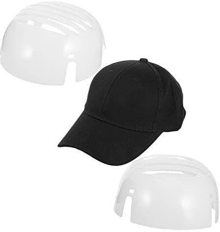Angoily Baseball Cap Bump Caps Insert Anti-collision Lining 1 Set Cotton Protective Insert for Hat Baseball Hat for Low-risk Workplace