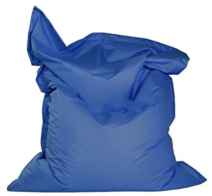 Reheyre Sitzsack-Stuhlbezug, Stofftier-Sitzsack-Aufbewahrung, Sitzsack-Bezug, Sitzsack-Aufbewahrung, Stofftier-Aufbewahrung, Sitzsack-Stuhl, Plüschtier-Halter und Organizer (ohne Füllstoff), Blau