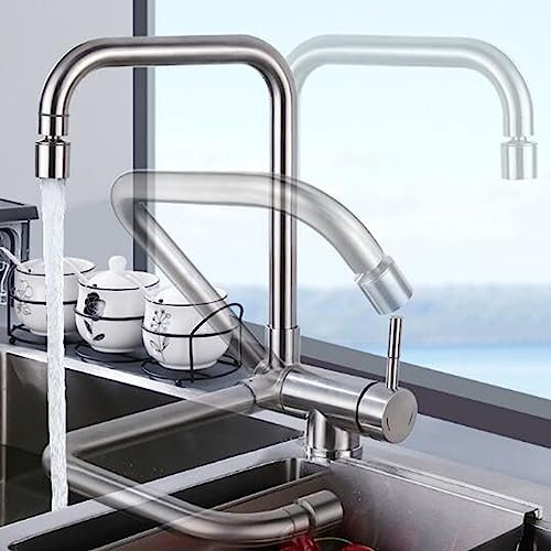 Wasserhahn Küche Klappbar Vorfenster Küchenarmatur Edelstahl Mischbatterie Küche Vorfenstermontage